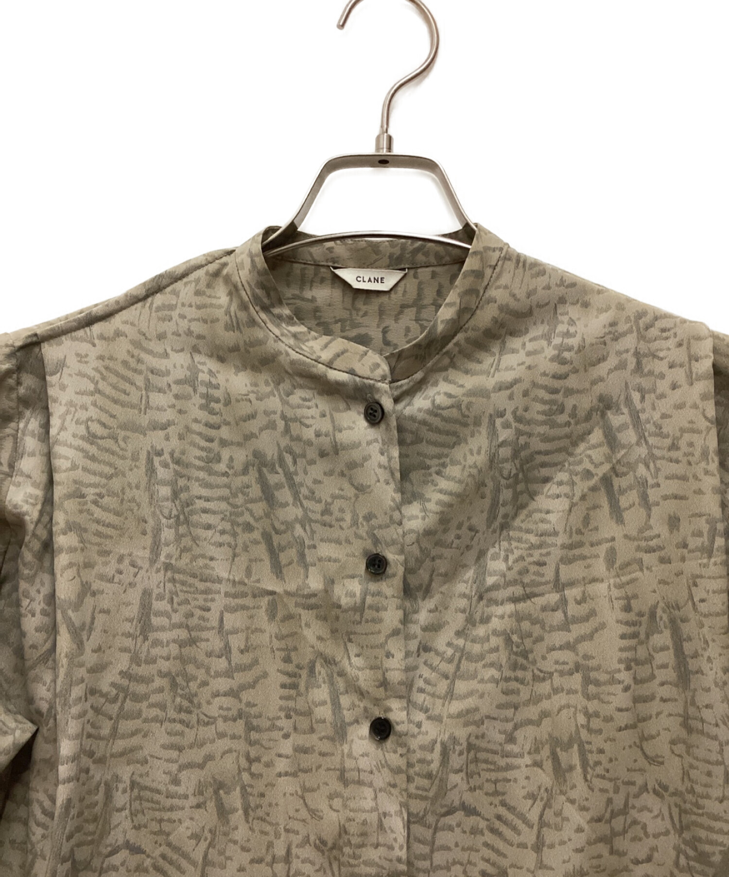 中古・古着通販】CLANE (クラネ) PYTHON OVER STAND SHIRT パイソン