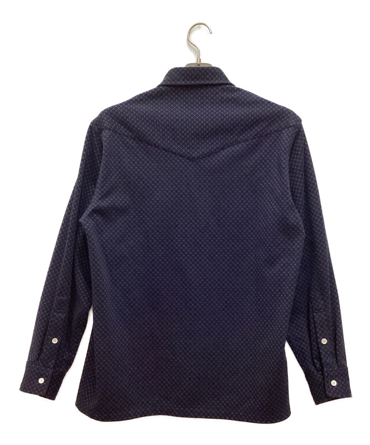 DAIRIKU (ダイリク) Jersey Knit Shirt　シャツジャケット　柄シャツジャケット パープル サイズ:S