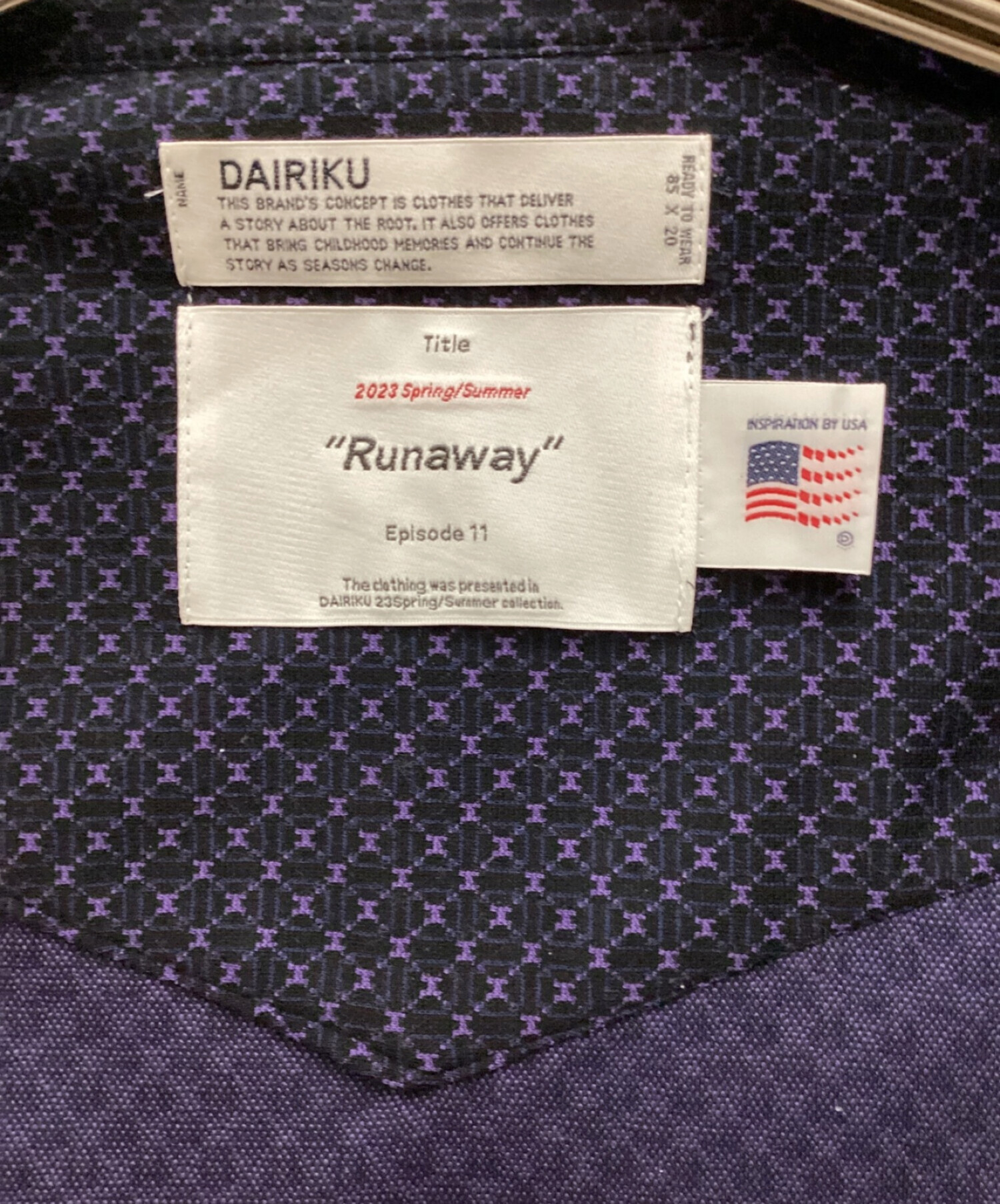 中古・古着通販】DAIRIKU (ダイリク) Jersey Knit Shirt シャツ