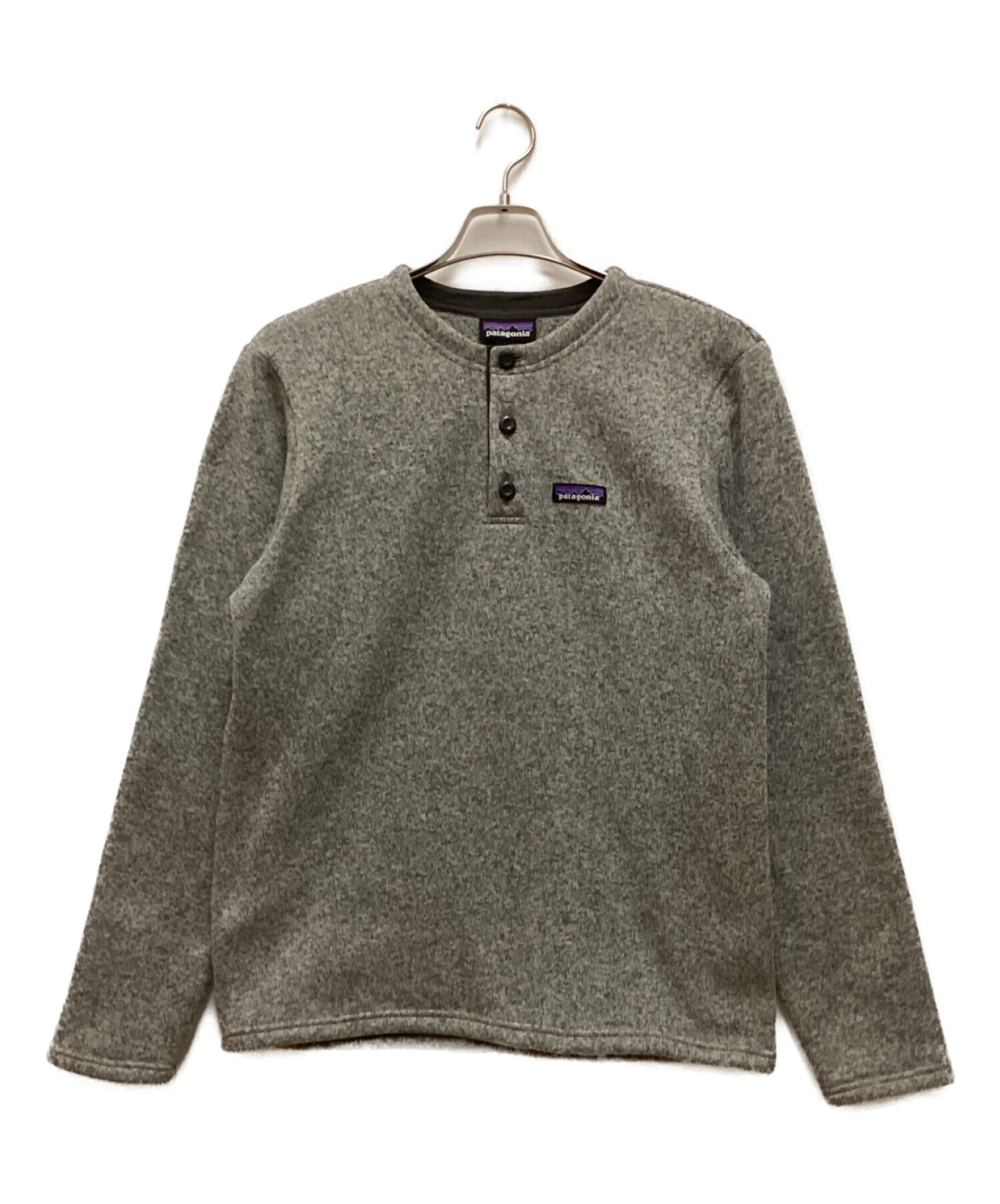 Patagonia (パタゴニア) Better Sweater Henley Pullover　ベター セーター ヘンリー プルオーバー　 スウェットシャツ　ロングスリーブカットソー グレー サイズ:M