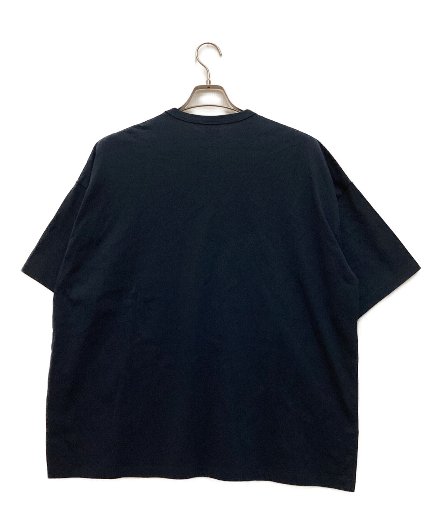 Champion (チャンピオン) BEAMS (ビームス) MIN-NANO (ミンナノ) POCKET T-SHIRT　ポケットTシャツ　 オーバーサイズ半袖カットソー ネイビー サイズ:XL
