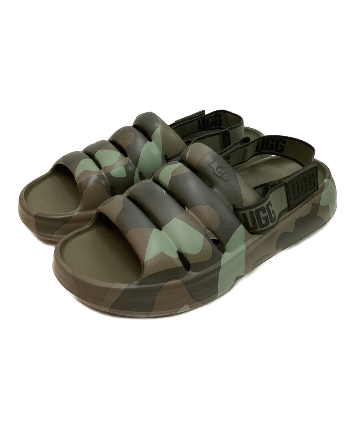 UGG (アグ) SPORT YEAH CAMOPOP　スポート イヤー カモポップ　サンダル オリーブ サイズ:M　11