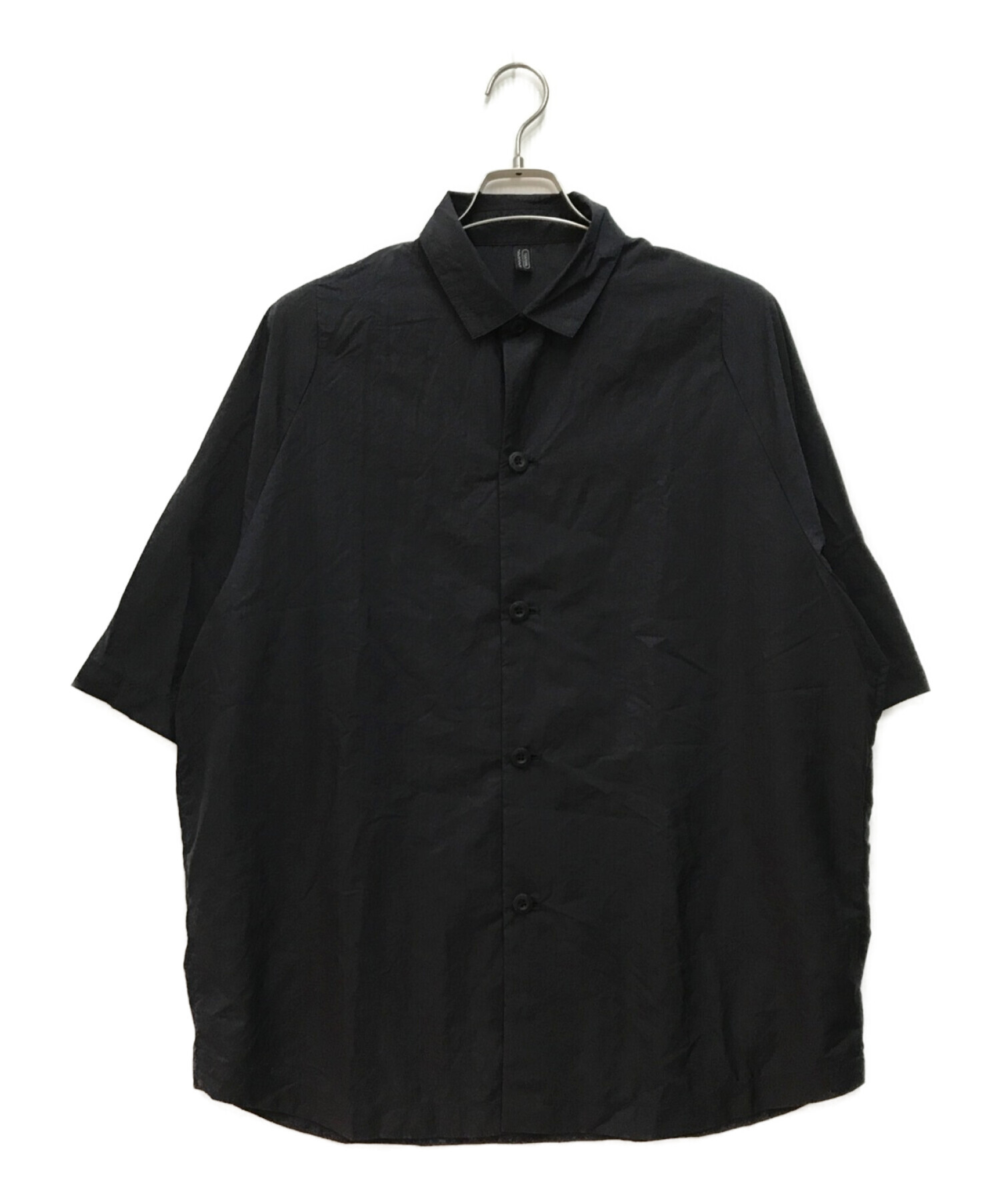 teatora (テアトラ) CARTRIDGE SHIRT S/S HOVER LAYER　カートリッジ ホバーレイヤー シャツ　半袖シャツ  ネイビー サイズ:3