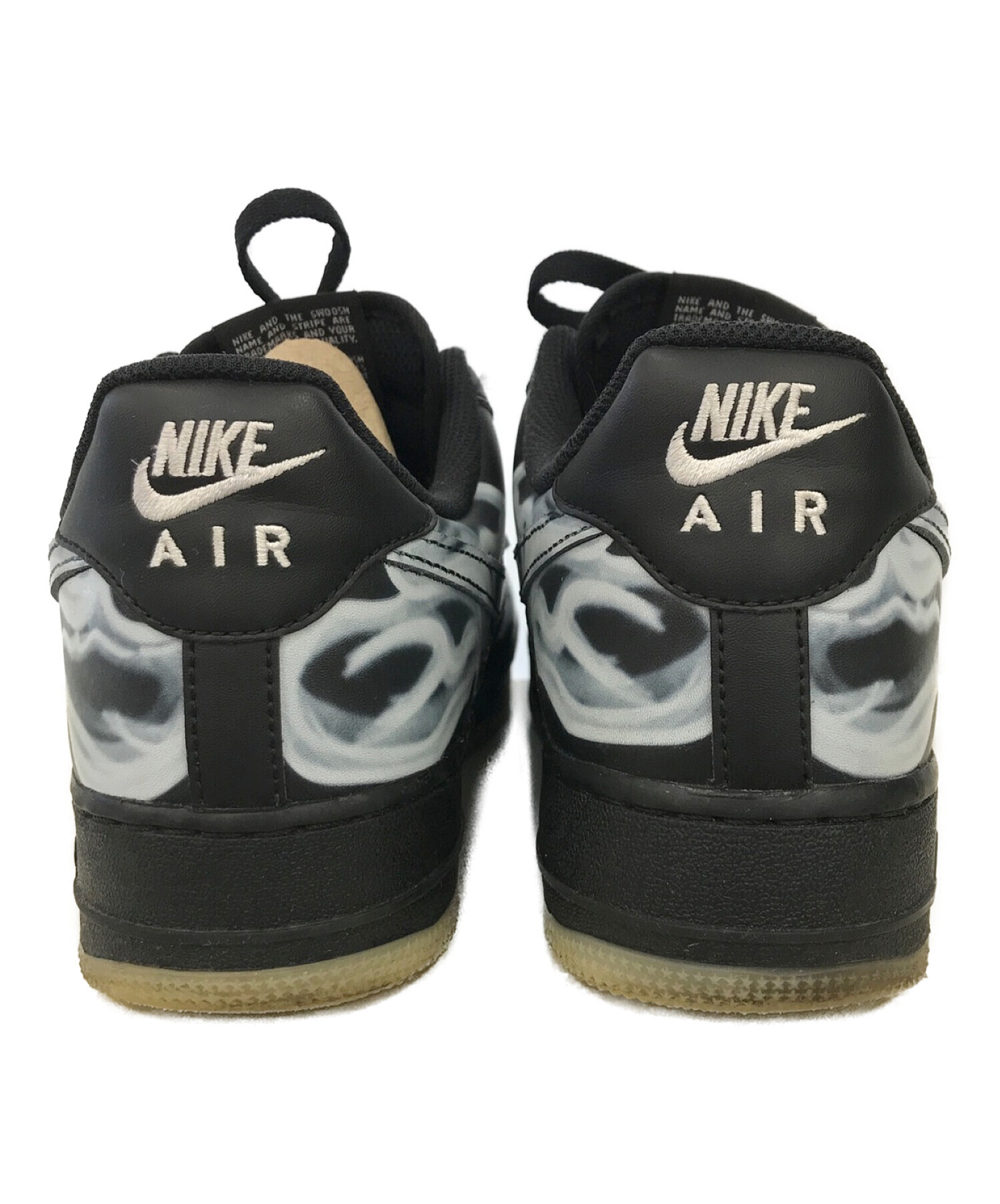 NIKE (ナイキ) スニーカー　AIR FORCE 1 07 SKELETON QS ブラック サイズ:27