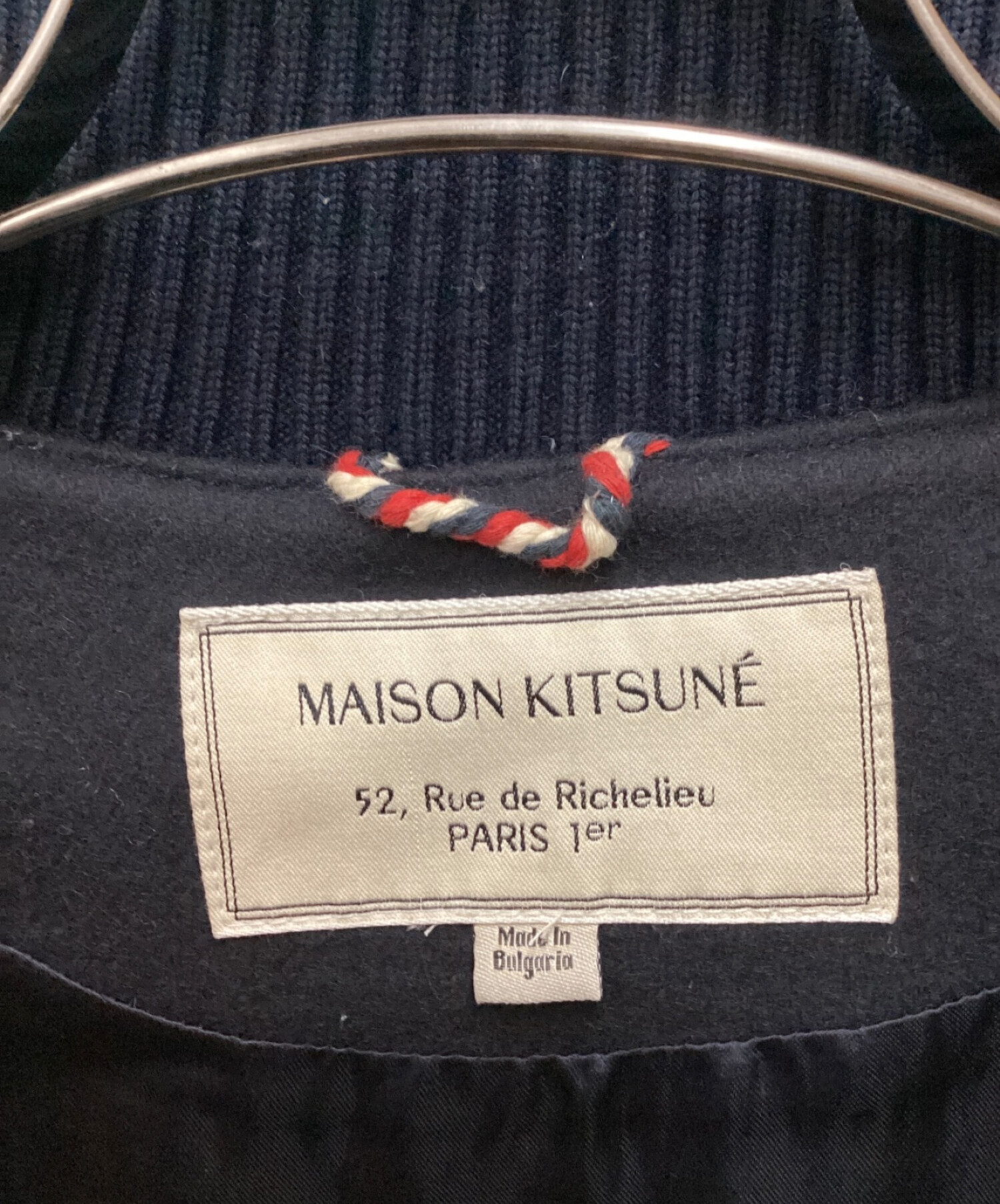 中古・古着通販】maison kitsune (メゾンキツネ) レザースタジャン