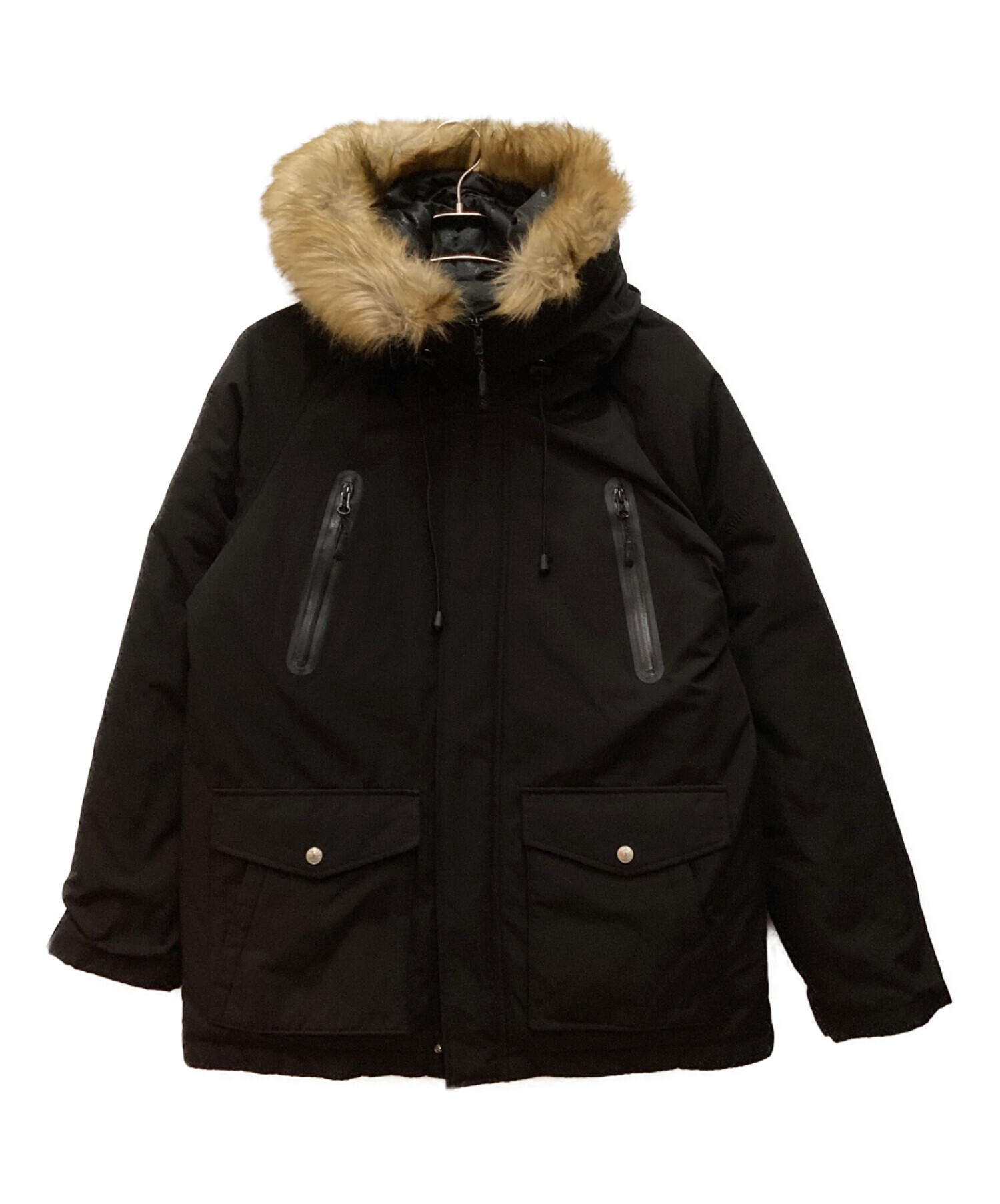 Schott (ショット) SNORKEL DOWN PARKA　 シュノーケル ダウンパーカー　フーデットコート ブラック サイズ:L