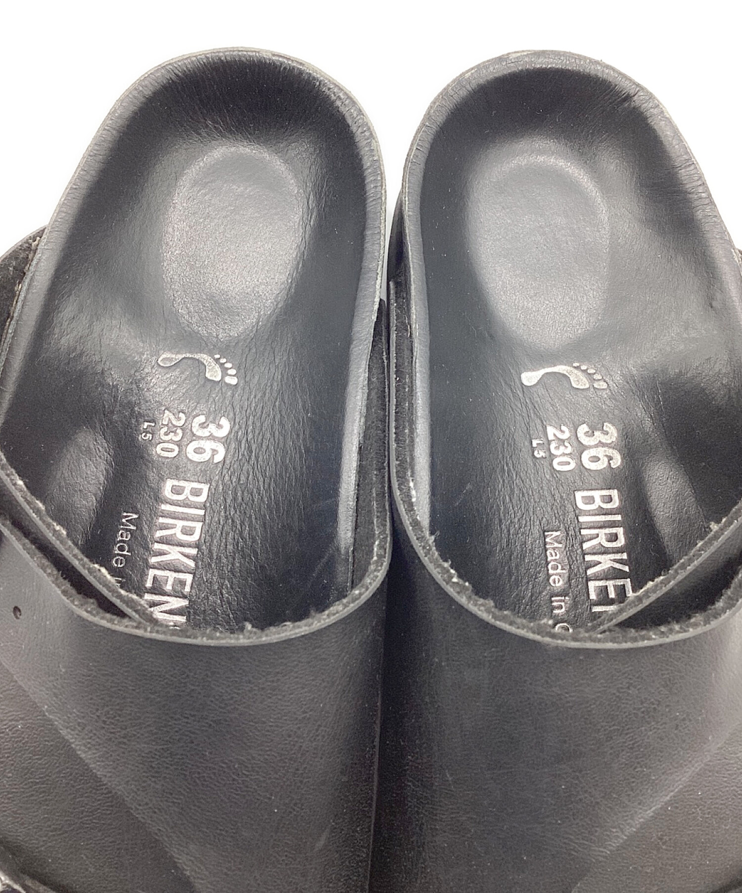 中古・古着通販】BIRKENSTOCK (ビルケンシュトック) レザーサンダル