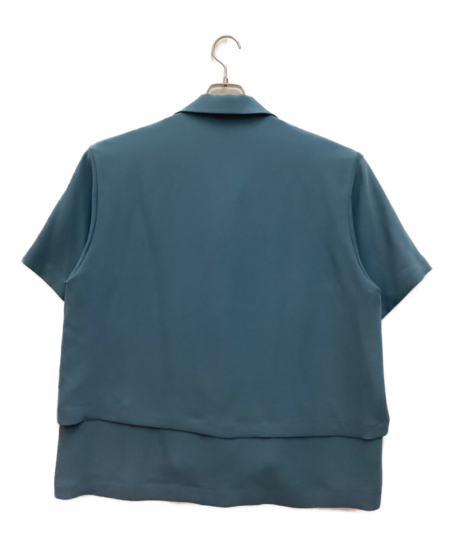 中古・古着通販】CULLNI (クルニ) オープンカラーフラップシャツ 半袖
