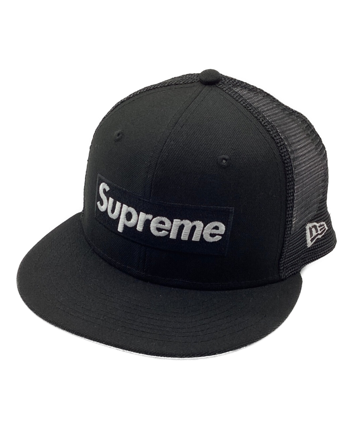 7 5/8 BLACK supreme new eraキャップ - キャップ