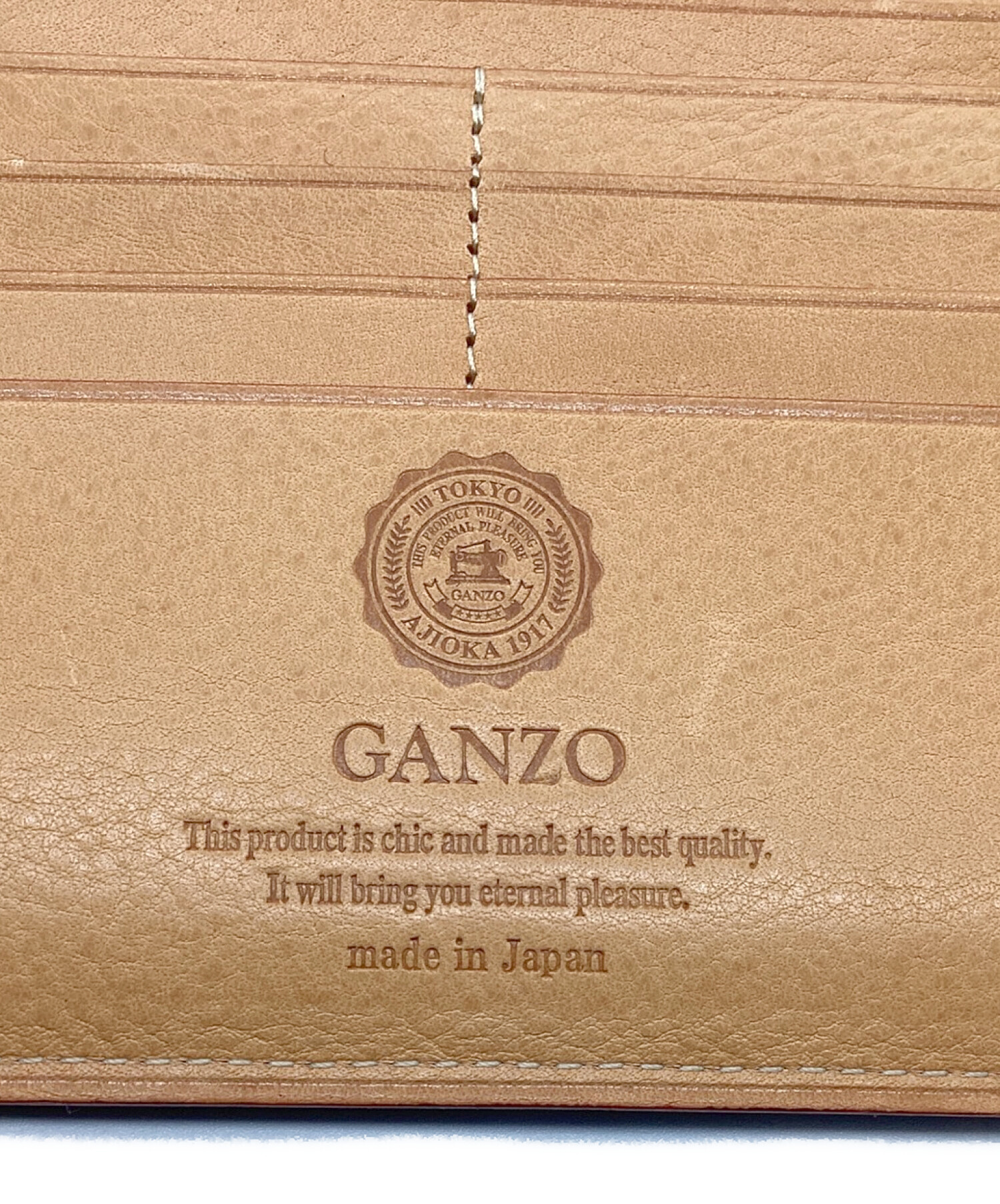 中古・古着通販】GANZO (ガンゾ) THIN BRIDLE ファスナー小銭入れ付き