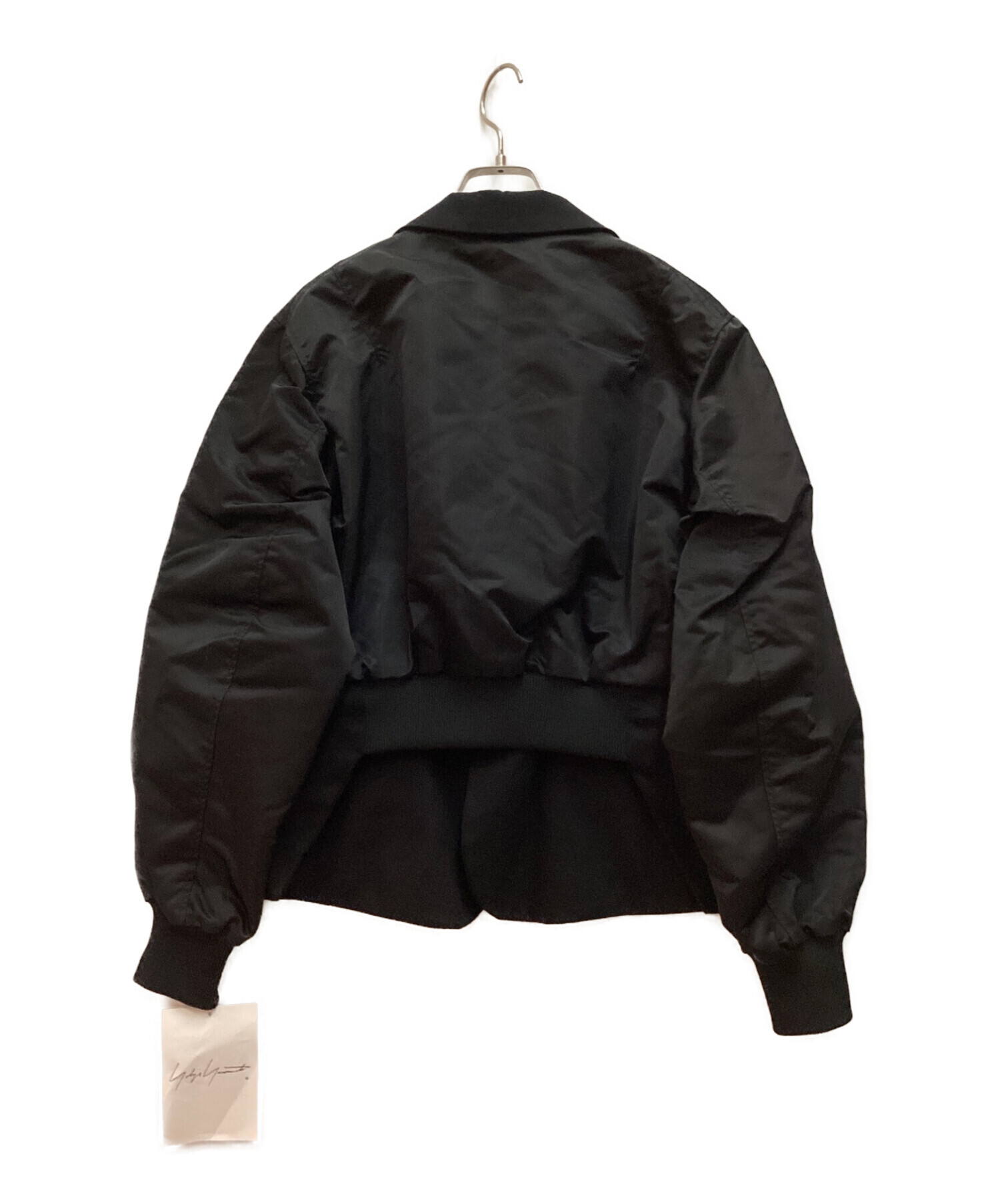 REGULATION Yohji Yamamoto 20 KATURAGHI R-BLOUSON.JKT　カツラギブルゾンジャケット　 ドッキングテーラードジャケット　ボンバージャケット ブラック サイズ:2