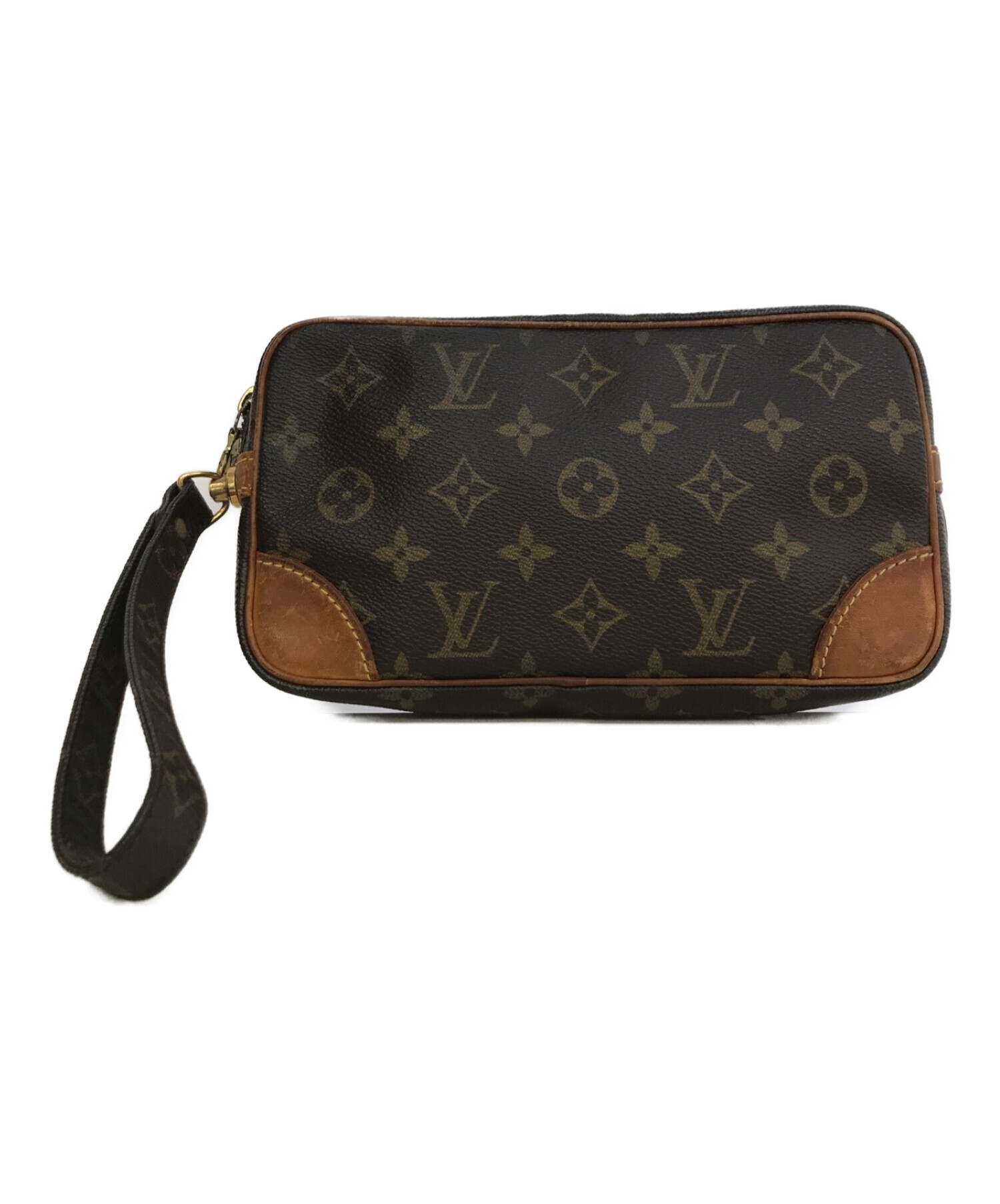 LOUIS VUITTON ルイヴィトン クラッチバッグ - 茶(総柄)