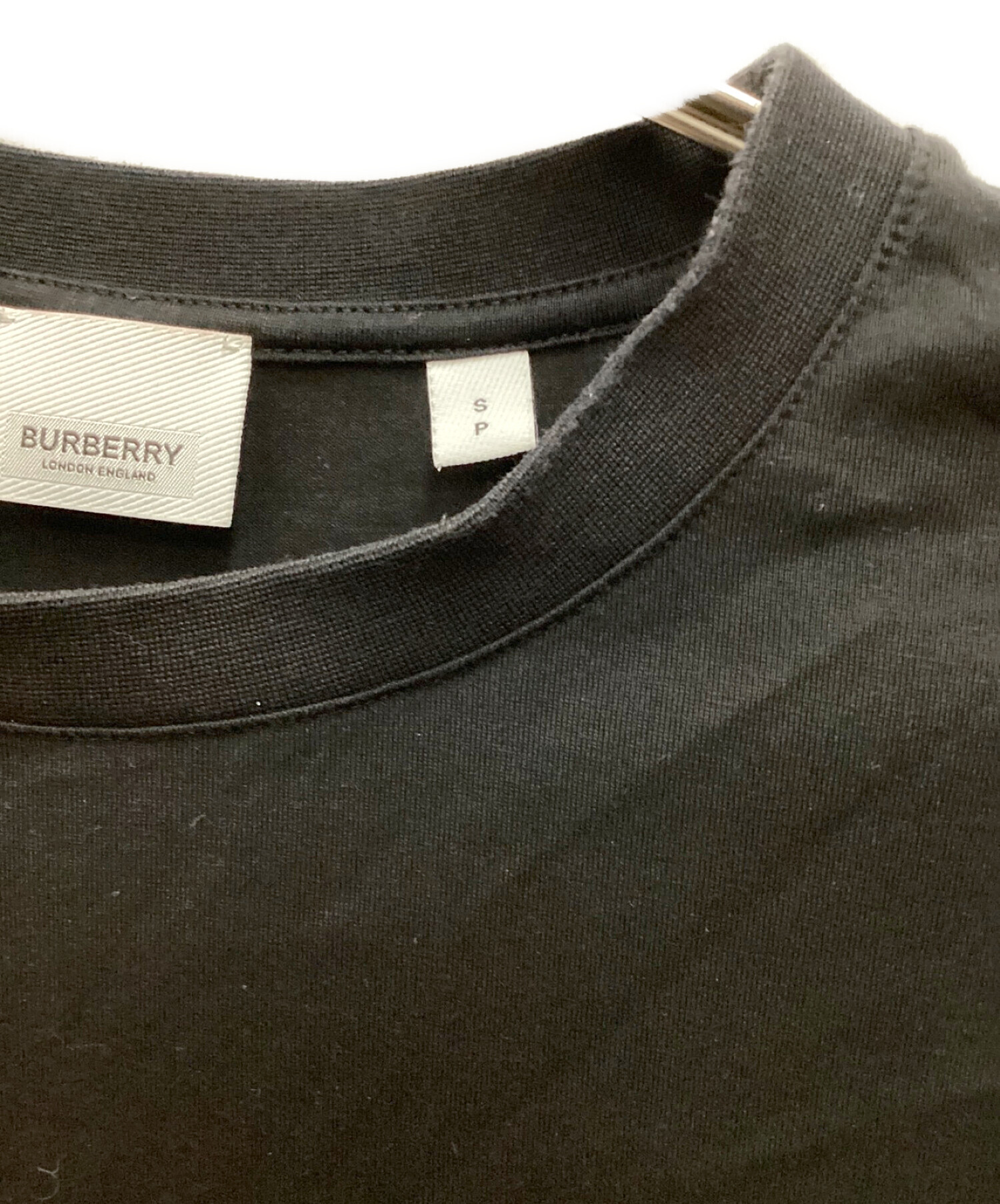中古・古着通販】BURBERRY (バーバリー) ロゴ刺繍Tシャツ HESFORD