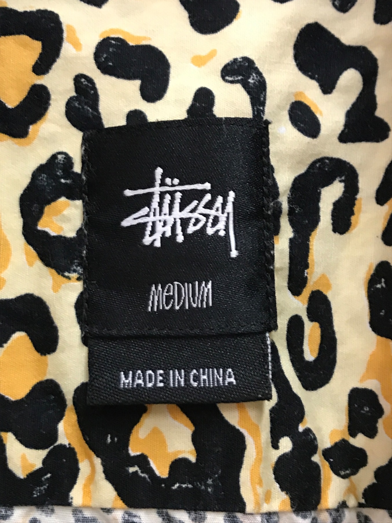 中古・古着通販】stussy (ステューシー) レオパード柄半袖シャツ 柄