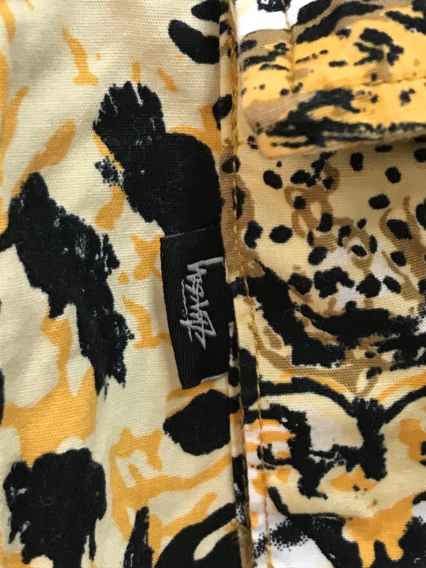 中古・古着通販】stussy (ステューシー) レオパード柄半袖シャツ 柄