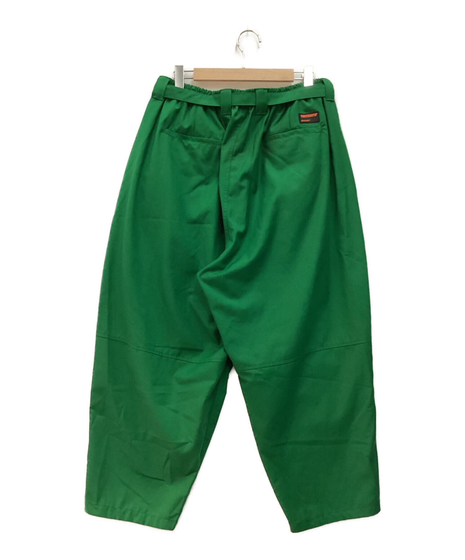 中古・古着通販】TIGHTBOOTH PRODUCTION (タイトブースプロダクション) BAGGY SLACKS グリーン  サイズ:XL｜ブランド・古着通販 トレファク公式【TREFAC FASHION】スマホサイト