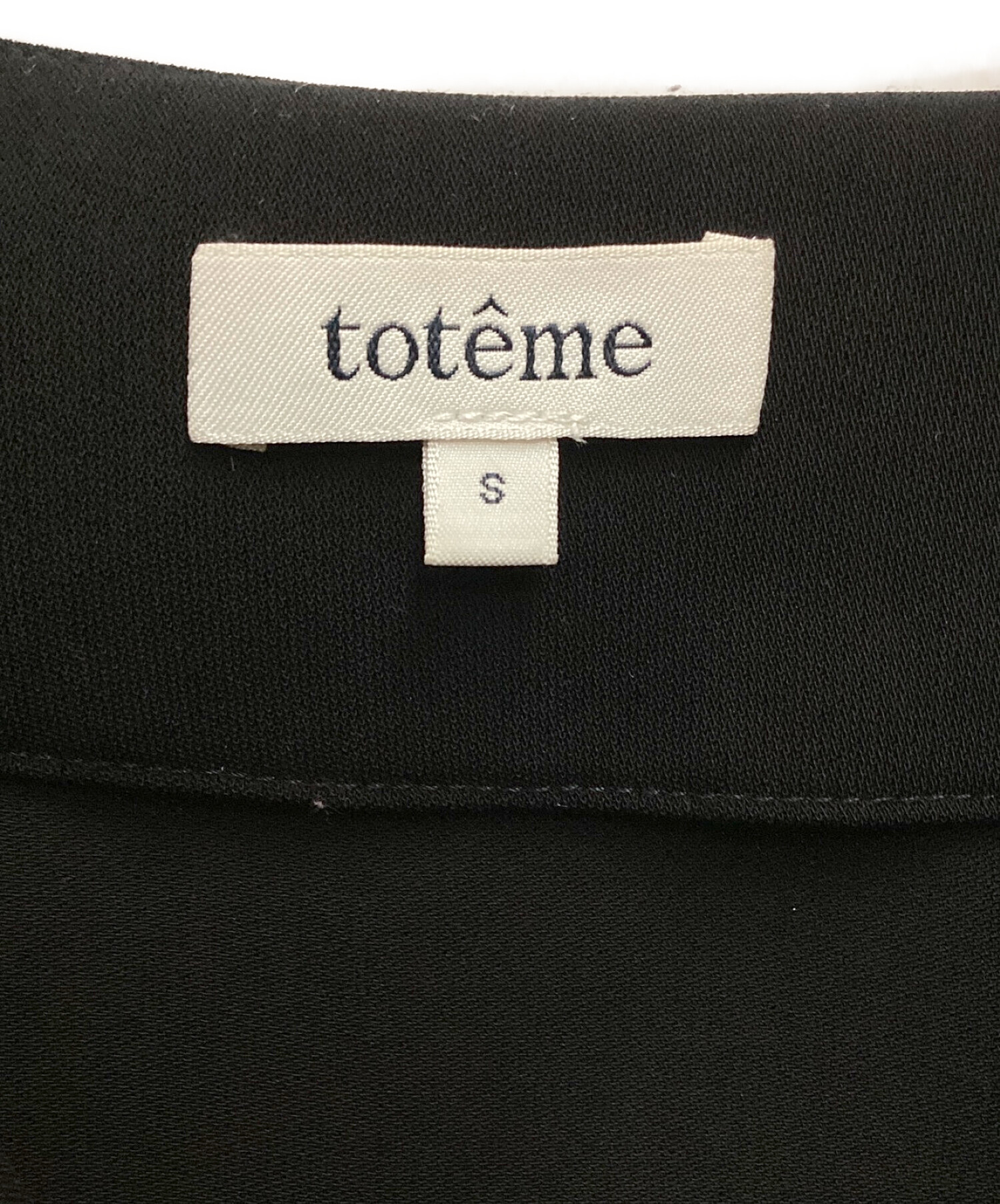 中古・古着通販】toteme (トーテム) プルオーバーブラウス ブラック