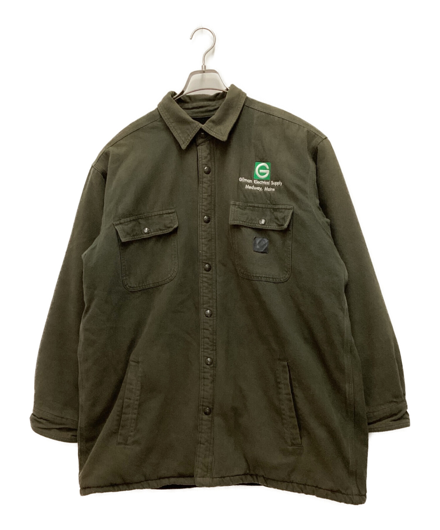 CarHartt (カーハート) 中綿ジャケット　ワークジャケット　シャツジャケット オリーブ サイズ:XL