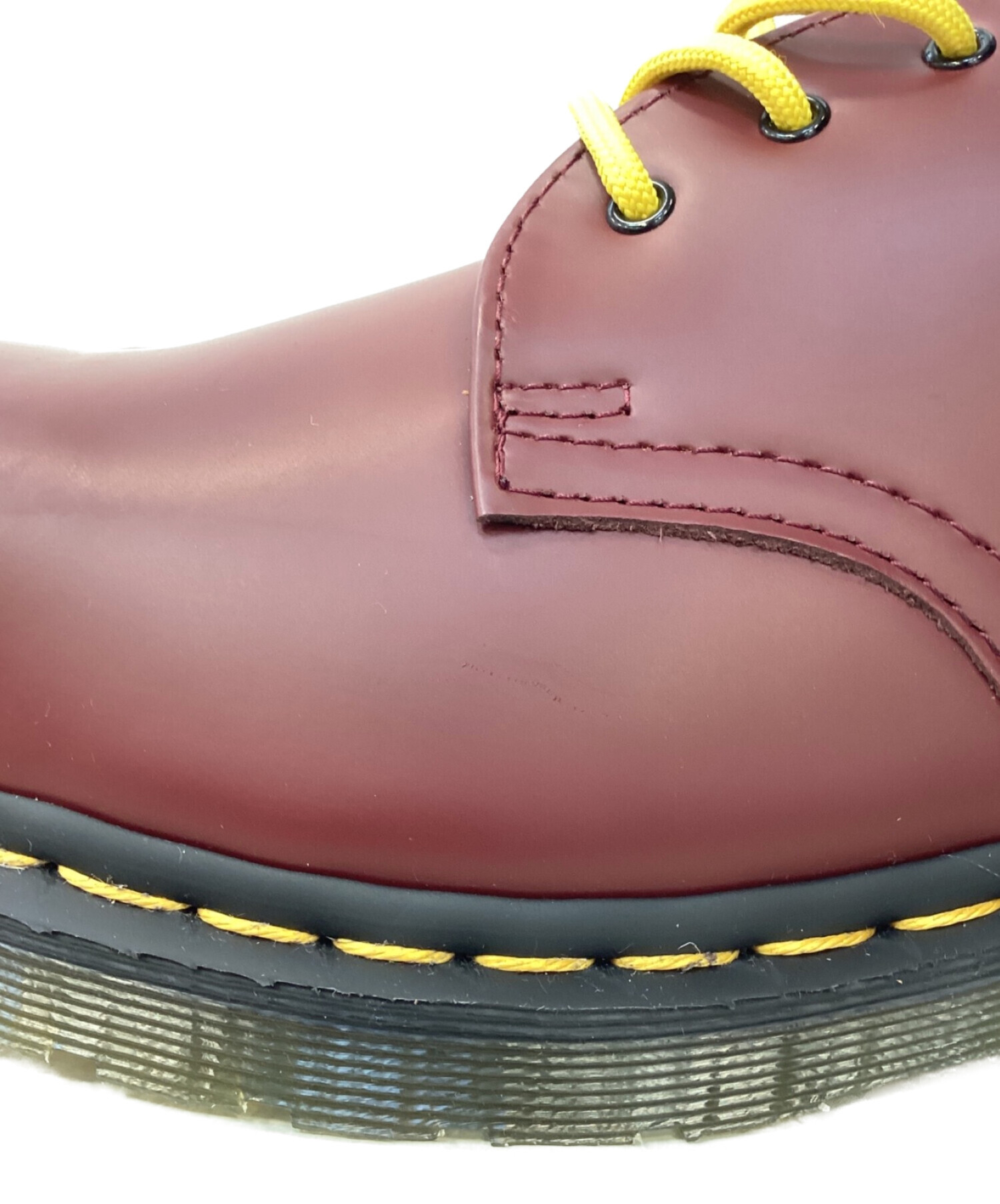 Dr.Martens×COMME des GARCONS HOMME DEUX (ドクターマーチン×コムデギャルソンオムドゥ) 3ホールブーツ　 コラボシューズ ワインレッド サイズ:UK7