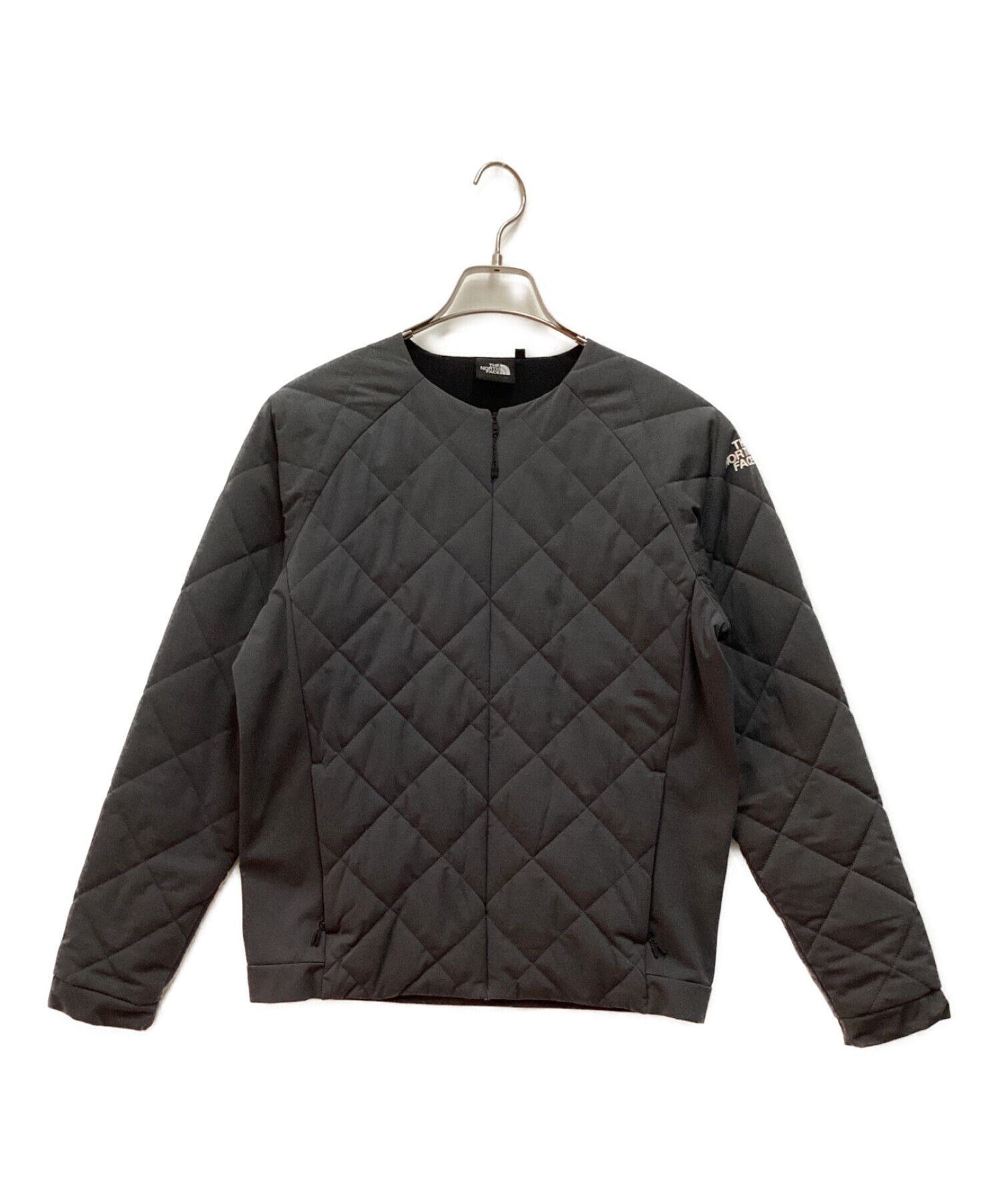 THE NORTH FACE (ザ ノース フェイス) Vertex Sweat Ｃrew　バーテックススウェットクルー　キルティングジャケット  グレー サイズ:S