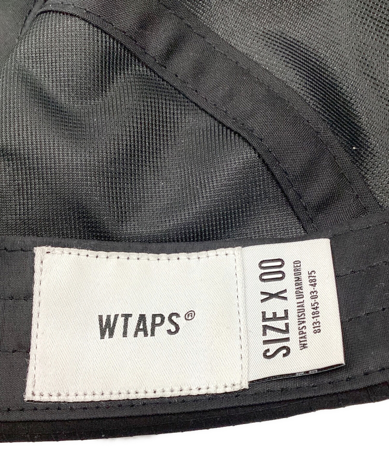 WTAPS (ダブルタップス) ジェットキャップ　ロゴキャップ ブラック