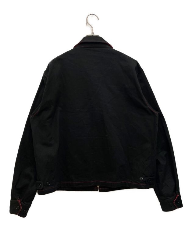 中古・古着通販】PEPPERMINT ,.LTD (ペパーミント) NEW HEAVY DRIZZLER  JACKET/ニューヘビードリズラージャケット ブラック サイズ:L｜ブランド・古着通販 トレファク公式【TREFAC FASHION】スマホサイト