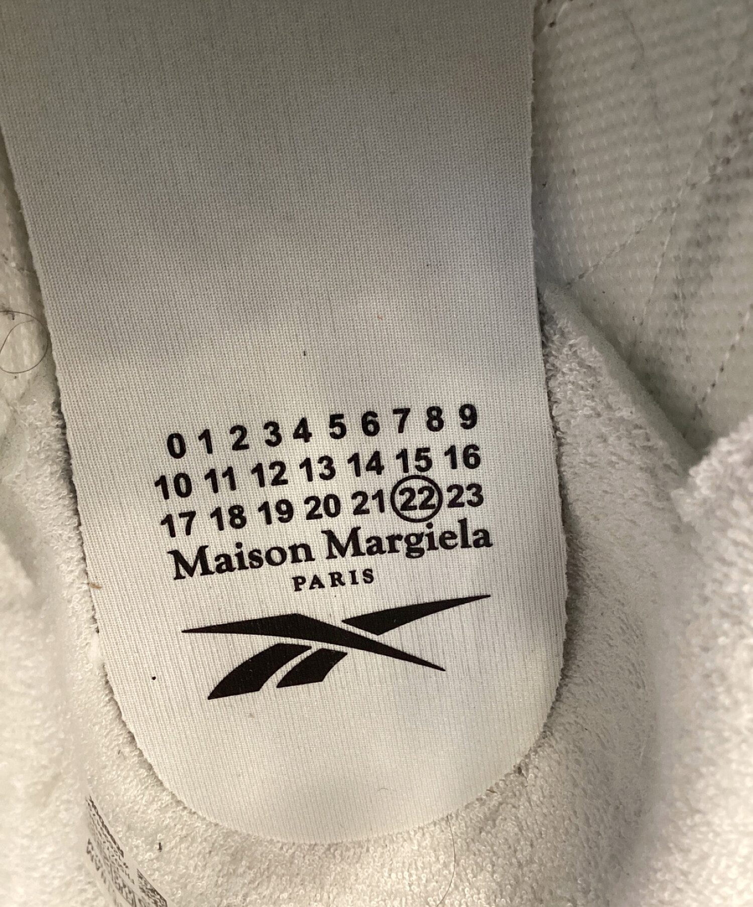 Maison Margiela (メゾンマルジェラ) REEBOK (リーボック) CLASSIC LEATHER TABISHOES　 コラボスニーカー グレー サイズ:29