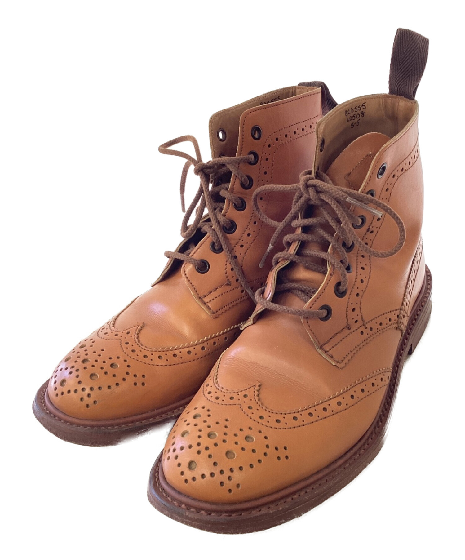 Tricker's (トリッカーズ) カントリーブーツ　 ブラウン サイズ:UK5.5