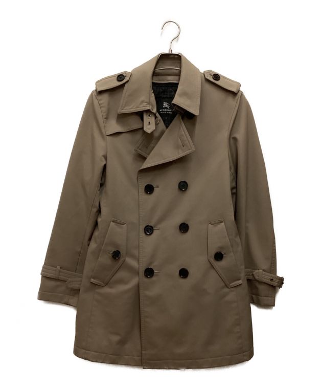 中古・古着通販】BURBERRY BLACK LABEL (バーバリーブラックレーベル) ライナー付ショートトレンチコート ベージュ  サイズ:M｜ブランド・古着通販 トレファク公式【TREFAC FASHION】スマホサイト