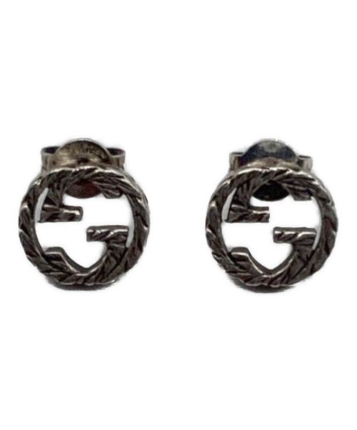 中古・古着通販】GUCCI (グッチ) インターロッキングG シルバー ピアス