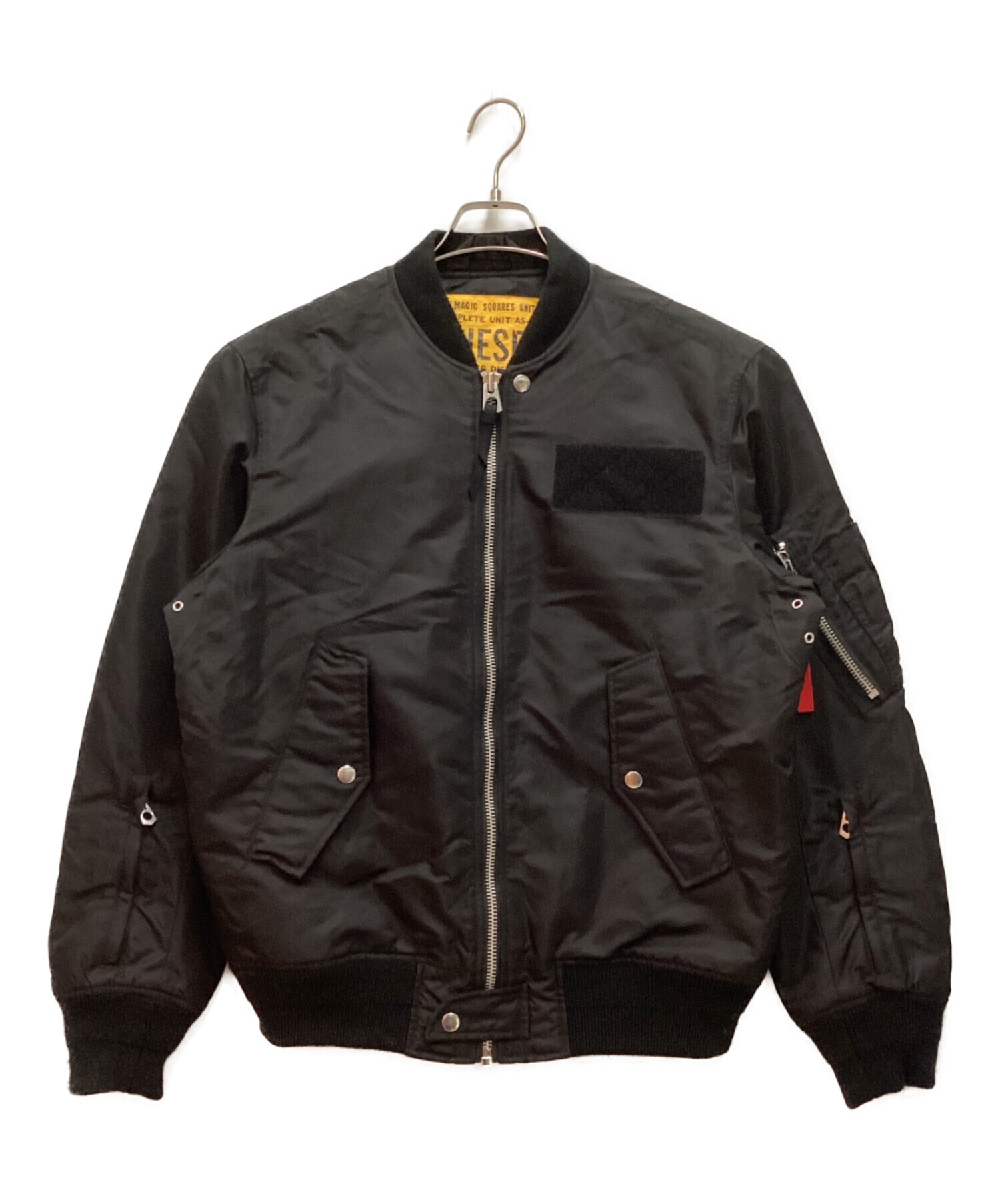 DIESEL (ディーゼル) MA-1ジャケット ブラック サイズ:M