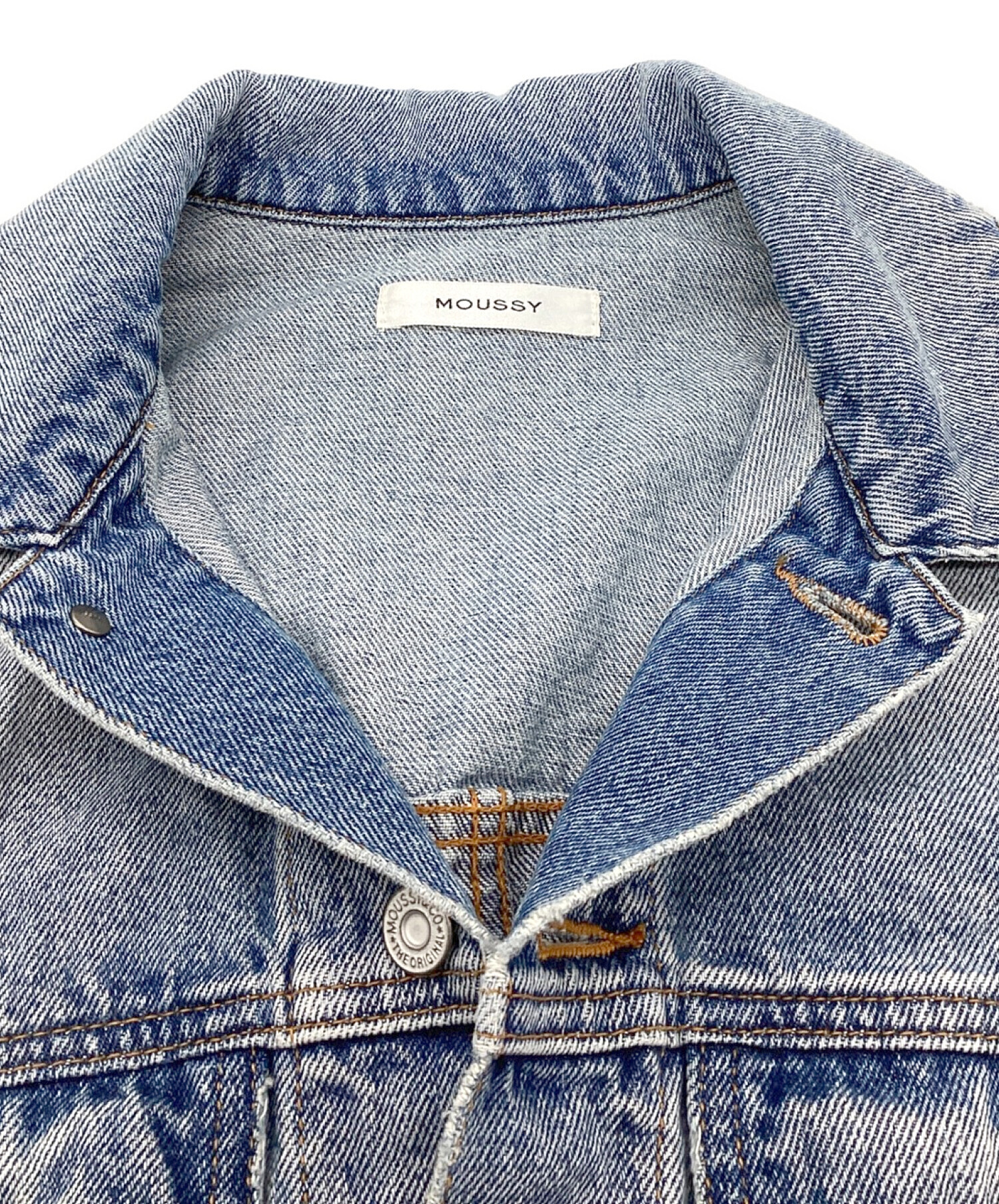 中古・古着通販】moussy (マウジー) CROPPED CUT OFF DENIM ジャケット