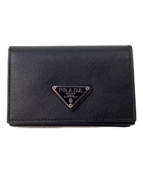 【中古・古着通販】PRADA (プラダ) 名刺入れ ブラック｜ブランド