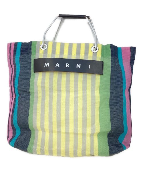 中古・古着通販】MARNI (マルニ) ストライプトートバッグ マルチカラー