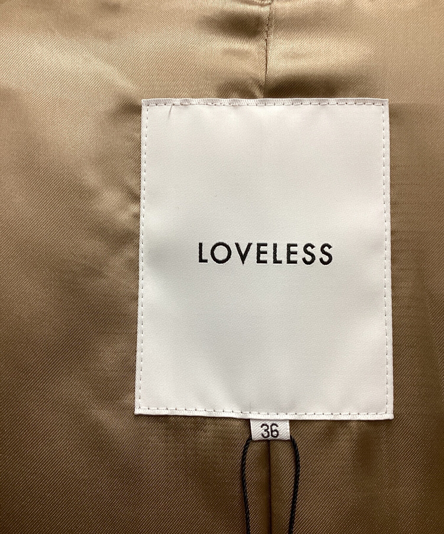 LOVELESS (ラブレス) 2WAYトレンチコート ブラウン サイズ:36