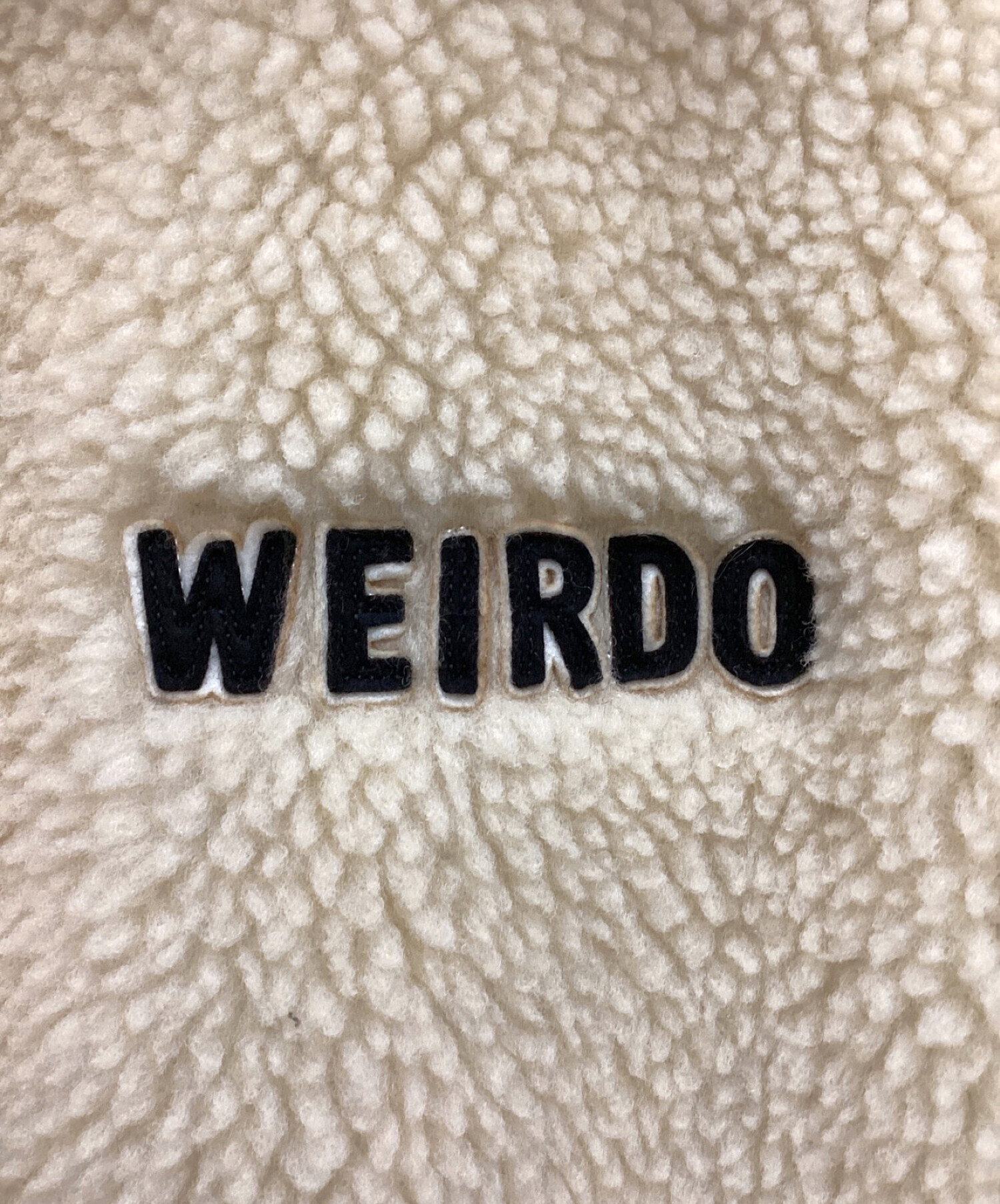 WEIRDO (ウィアード) ボアジャケット ベージュ サイズ:2XL