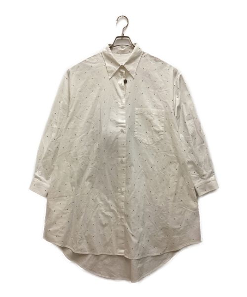 中古・古着通販】MM6 Maison Margiela (エムエムシックス メゾンマルジェラ) 6 Shirt Dress 6ロゴ シャツワンピース  ホワイト サイズ:S｜ブランド・古着通販 トレファク公式【TREFAC FASHION】スマホサイト