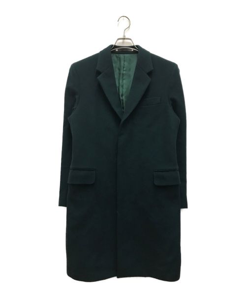 【中古・古着通販】PAUL SMITH (ポールスミス) ウールカシミヤチェスターコート グリーン サイズ:SIZE M｜ブランド・古着通販  トレファク公式【TREFAC FASHION】スマホサイト