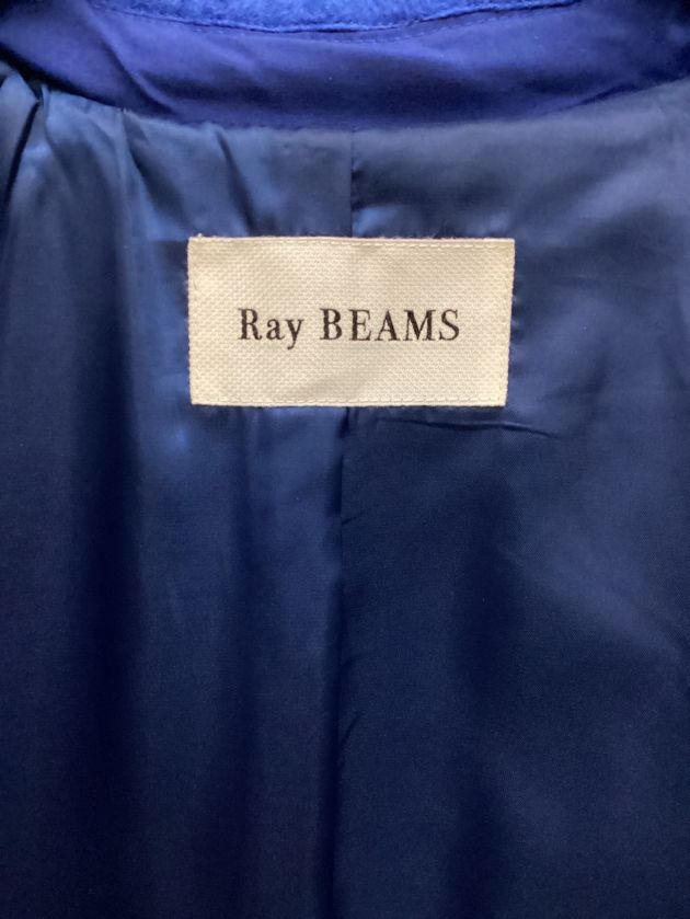RAY BEAMS (レイ ビームス) ループシャギーハーフコート ブルー サイズ:Free