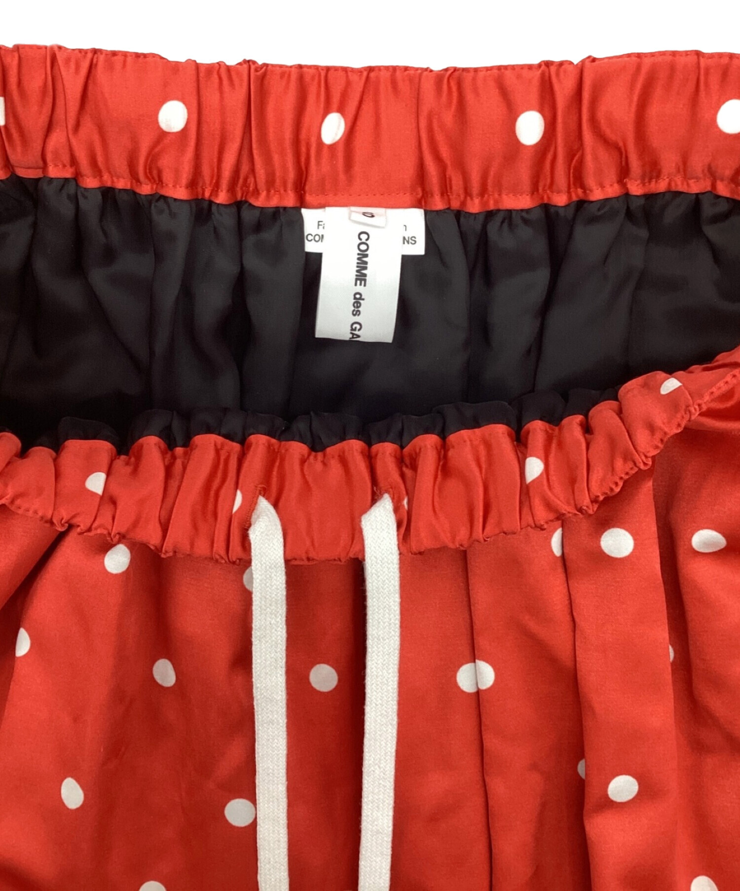通販ショップ販売 COMME des GARCONS GIRL ドットスカート S 製品洗い 