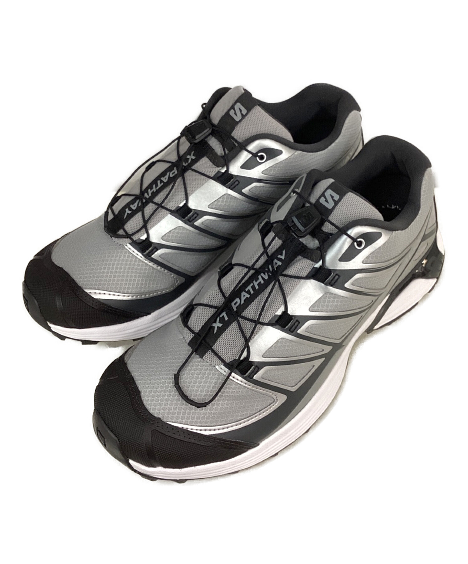 salomon◇XT-PATHWAY GTX ローカットスニーカー 27.5cm BLK 472901