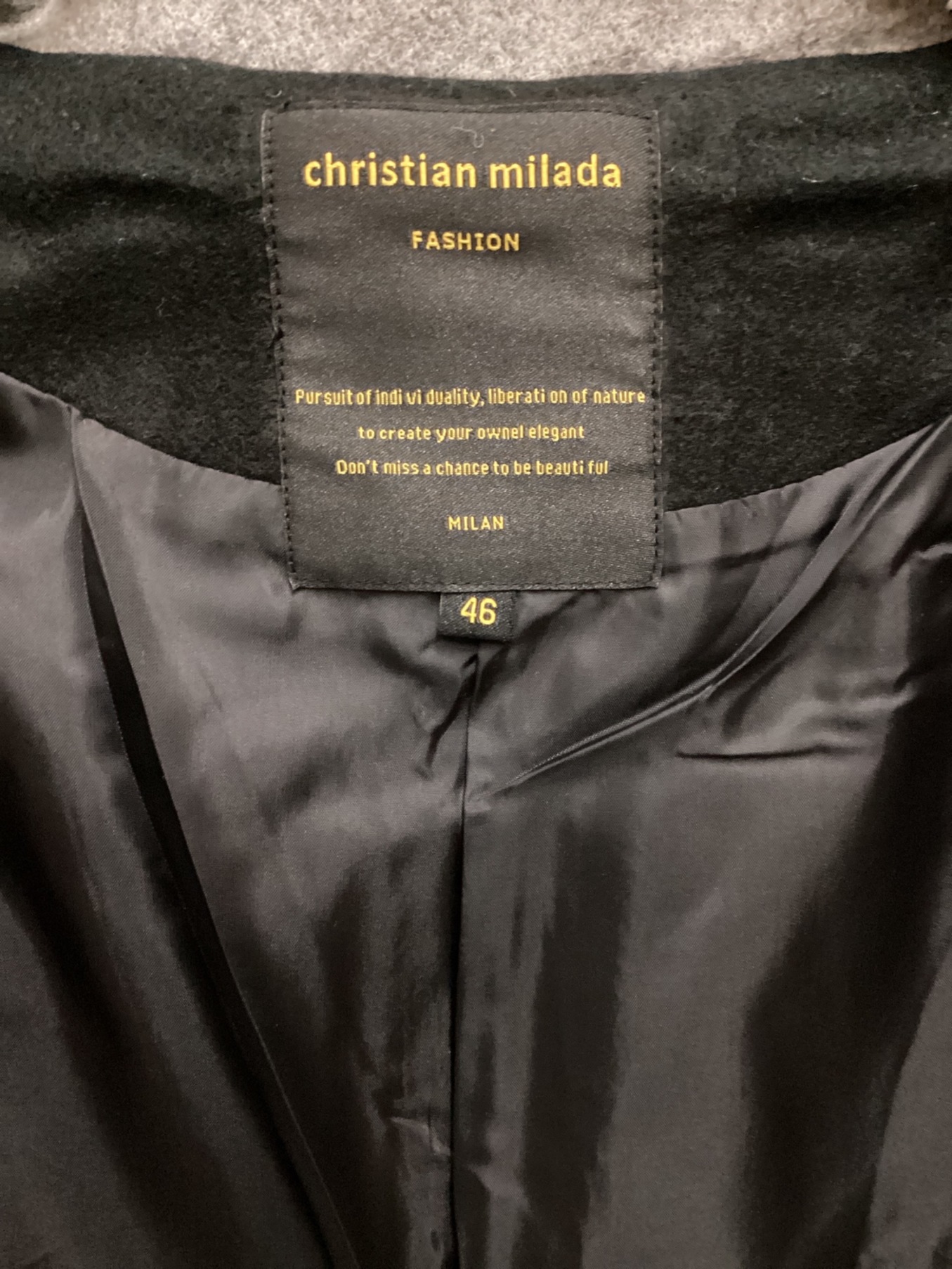 中古・古着通販】christian milada (クリスチャンミラダ) カシミヤジップパーカー グレー サイズ:46｜ブランド・古着通販  トレファク公式【TREFAC FASHION】スマホサイト