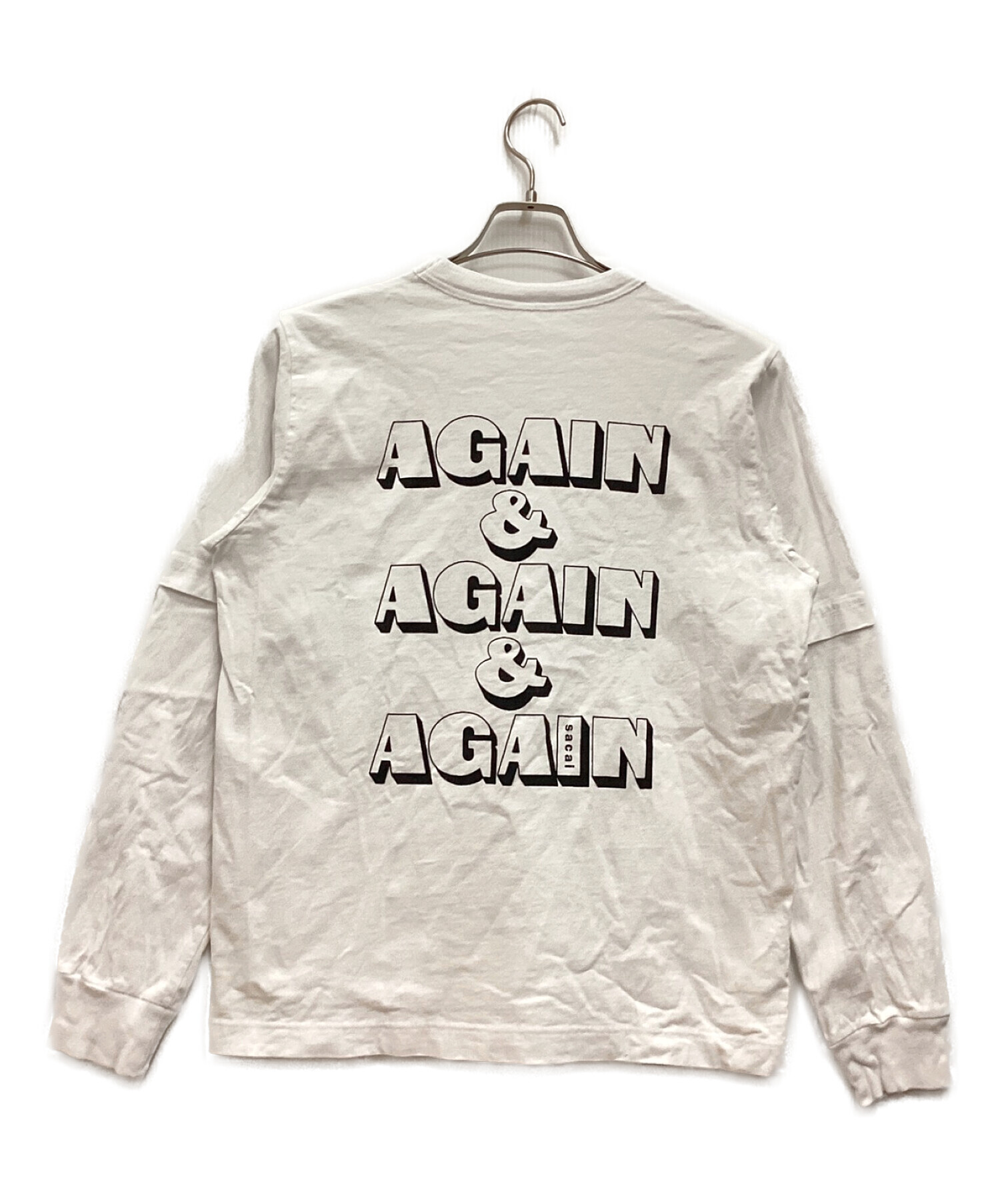 中古・古着通販】sacai (サカイ) AGAIN&AGAIN&AGAIN L/S T-Shirt