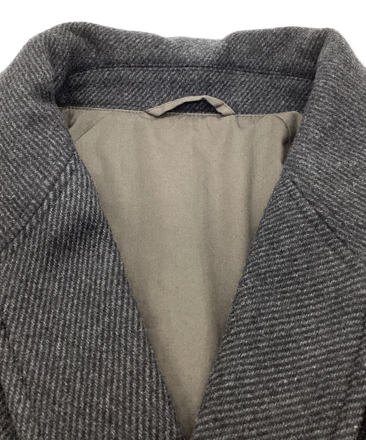 予約販売 【Shiun】 WOOL SHAWL COLLAR COAT | tonky.jp