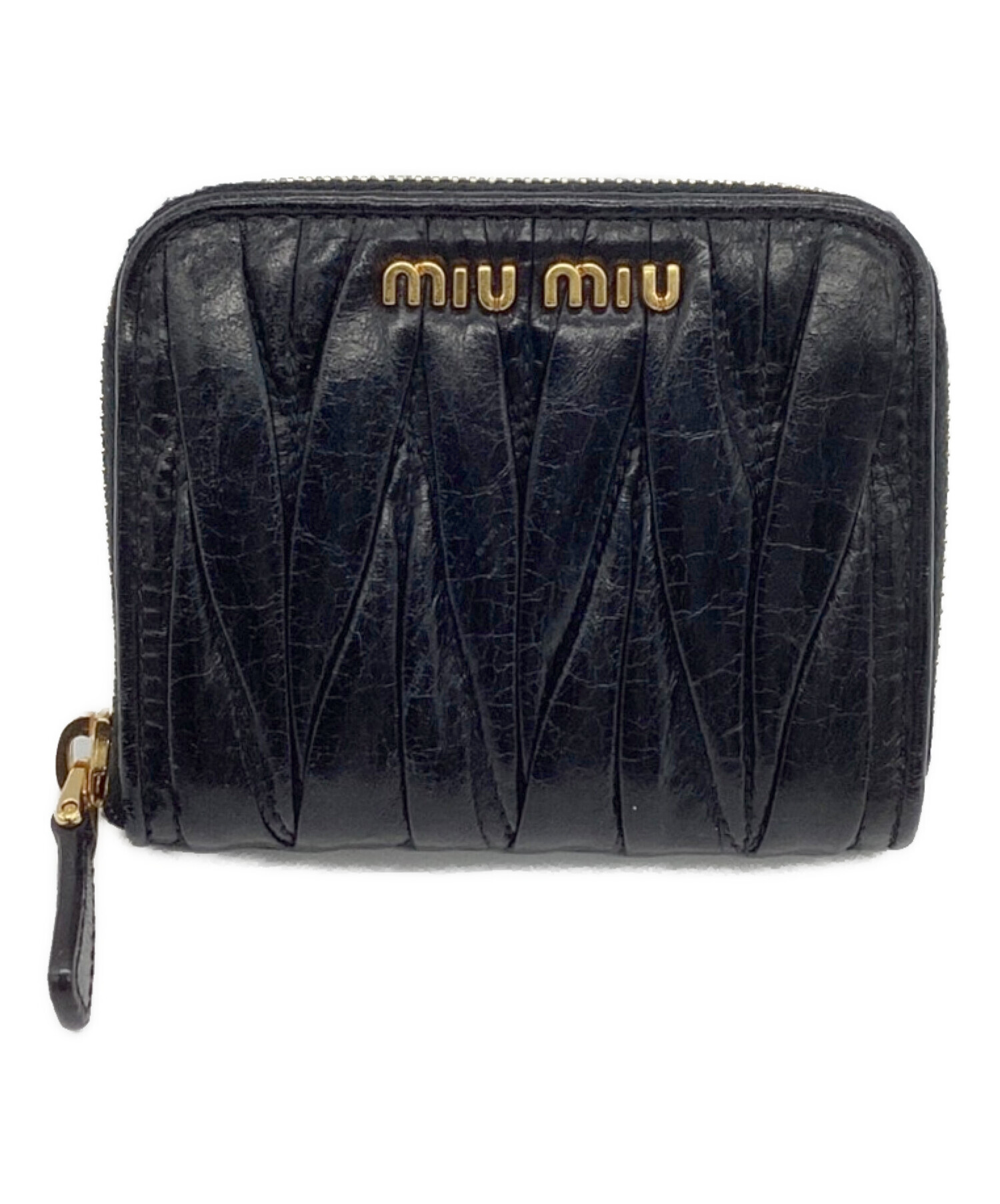 中古・古着通販】MIU MIU (ミュウミュウ) コインケース ブラック