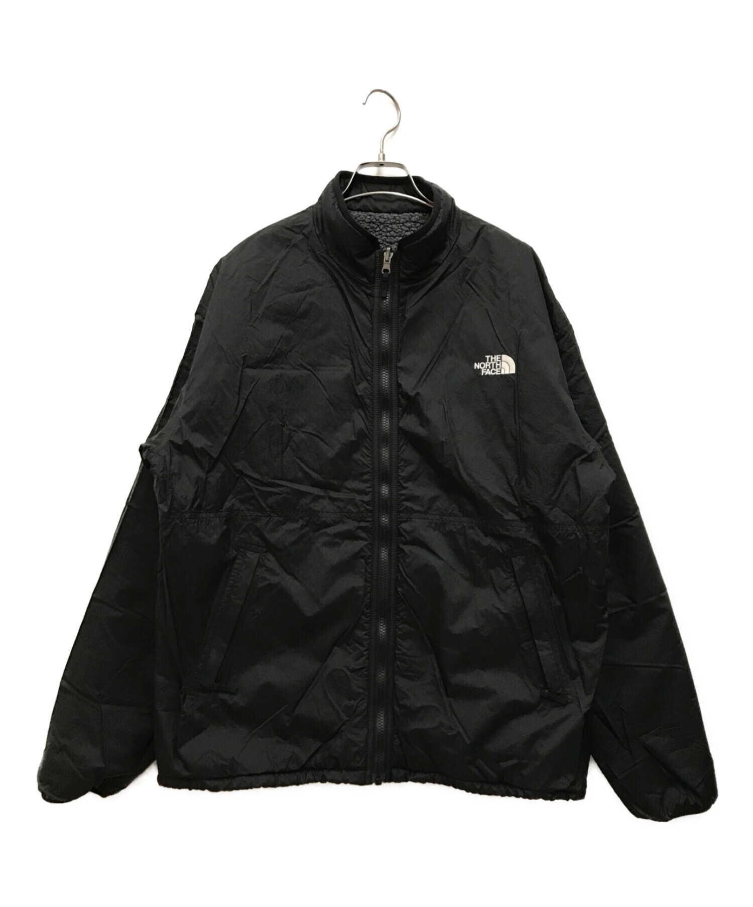 THE NORTH FACE (ザ ノース フェイス) リバーシブルエクストリームパイルジャケット グレー×ブラック サイズ:SIZE L 未使用品