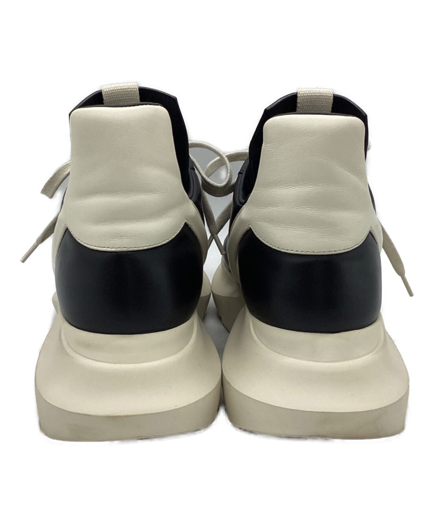 RICK OWENS (リック オウエンス) GETH RUNNER　ハイカットスニーカー　厚底スニーカー ブラック サイズ:40