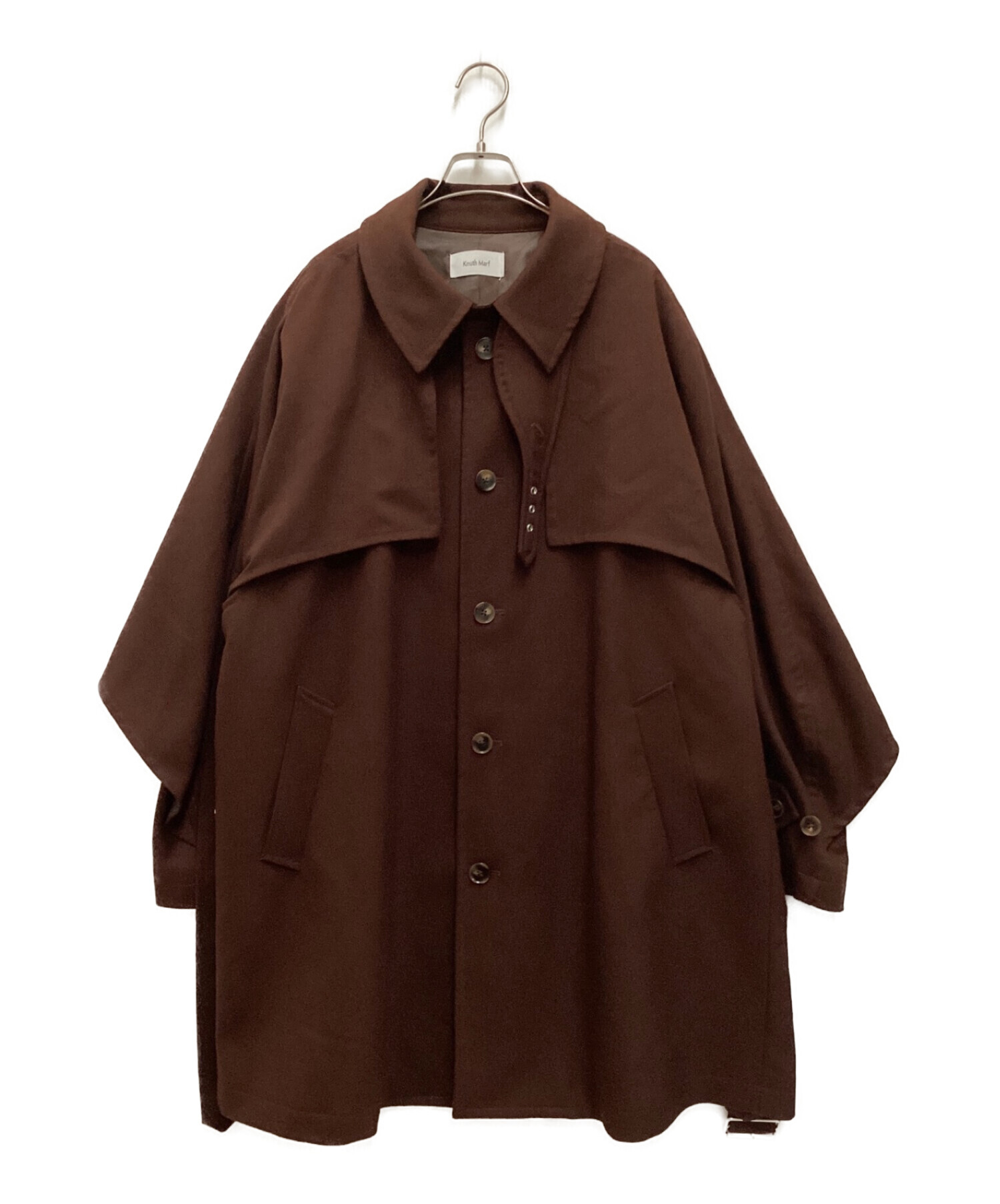 Knuth Marf (クヌースマーフ) 3way dolman trench coat ブラウン サイズ:Free