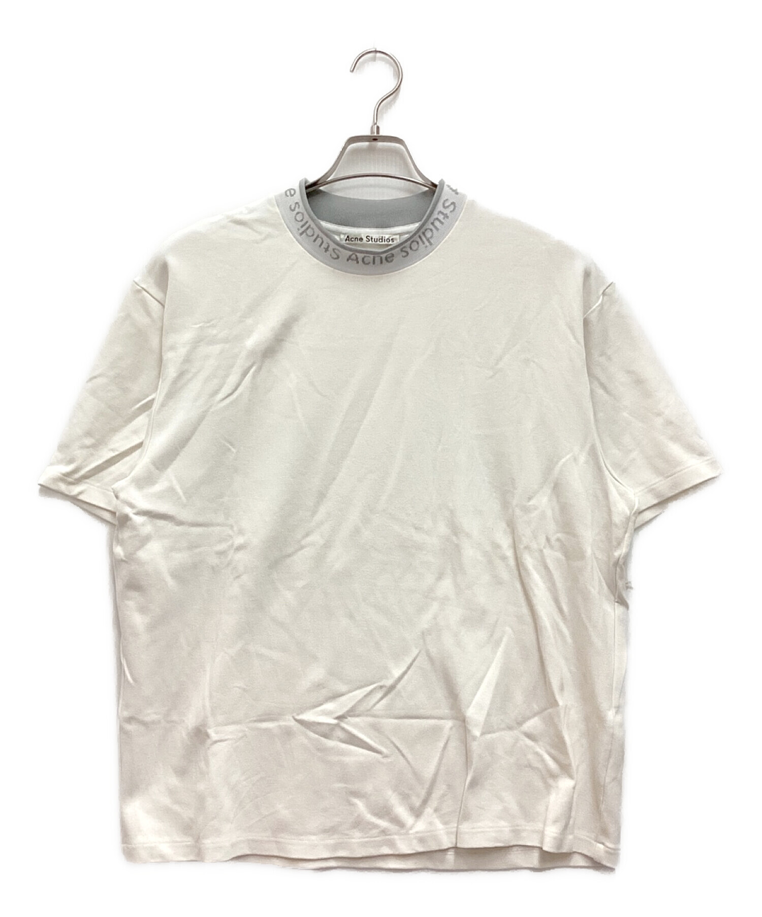 ACNE STUDIOS (アクネストゥディオス) EXTORR LOGO T-SHIRT / エクストールロゴTシャツ ホワイト サイズ:M