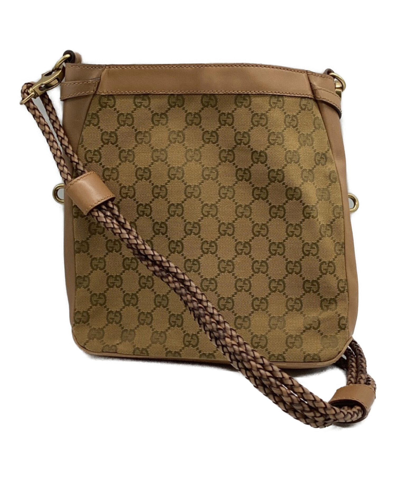 中古・古着通販】GUCCI (グッチ) GGキャンバスショルダーバッグ